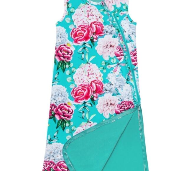 NWT Posh Peanut Eloise Floral Wearable Blanket 0-6M .5 TOG - Picture 3 of 5